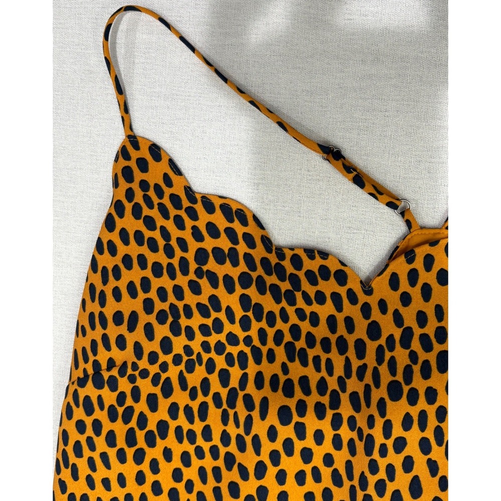 J Crew Womens Cami Tank Scalloped Hem Leopard Print Sleeveless Top Size 4 NWT - Picture 3 of 6